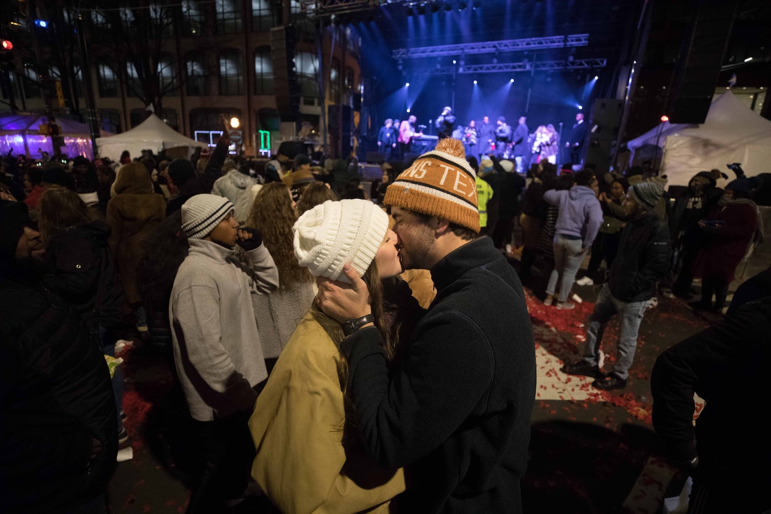 Photos: Atlanta rings in the new year