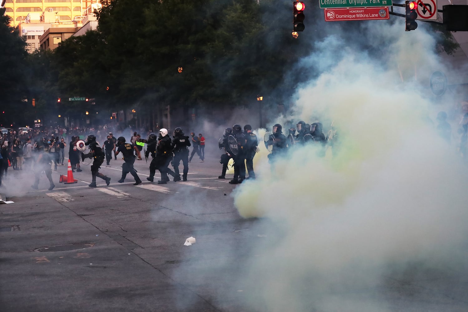 PHOTOS: Third day of protests in downtown Atlanta