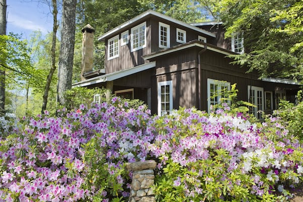 Lake Rabun Hotel and Restaurant is surrounded by trees and colorful gardens in Rabun County.
Courtesy of Ralph Daniel