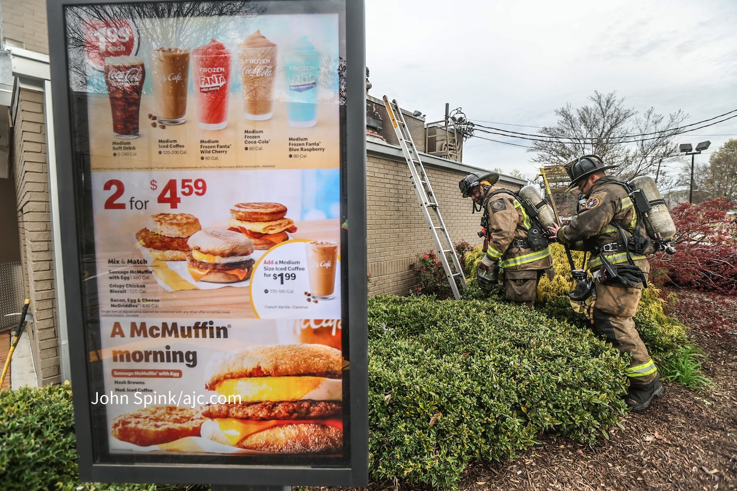 Northside Drive McDonald's fire