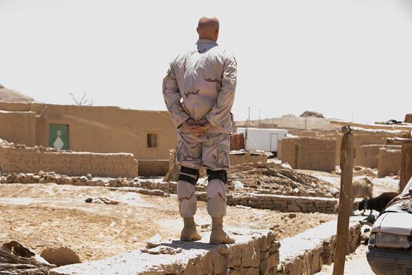 Vin Diesel posted this photo of himself in character. "Billy Lynn's Long Halftime Walk" is due out in November 2016.