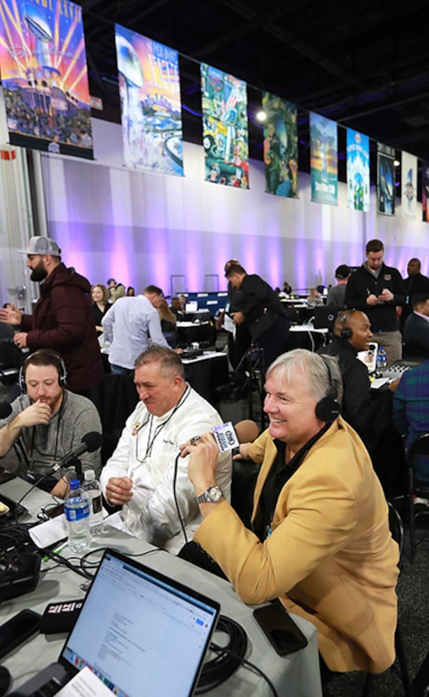 Super Bowl 53 radio row