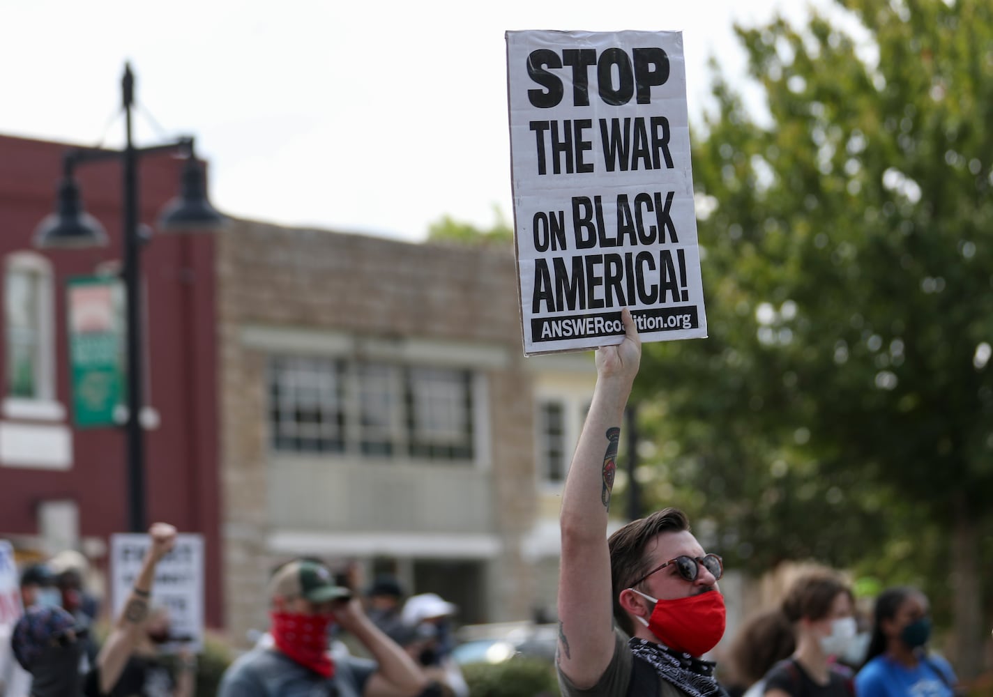 Stone mountain protest