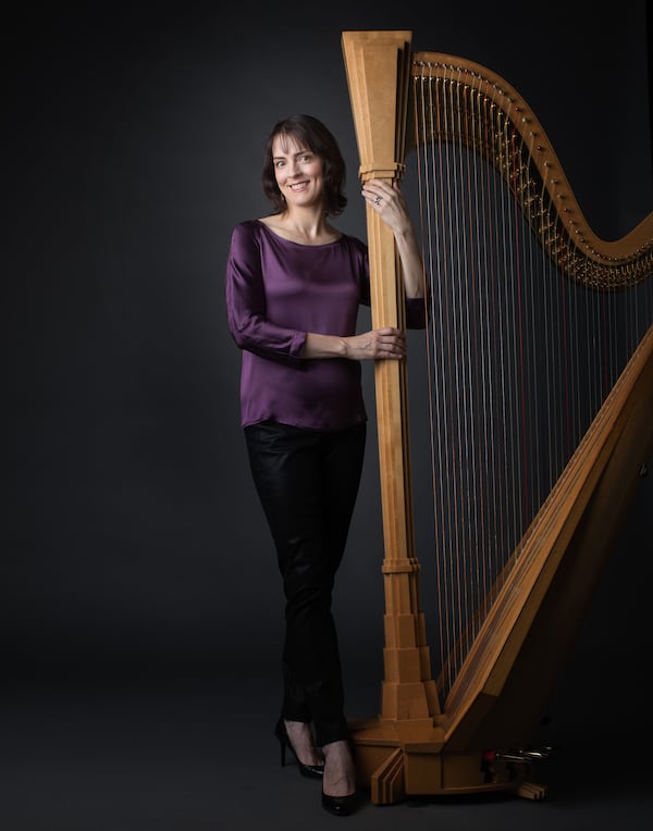 Atlanta Symphony Orchestra principal harpist Elisabeth Remy Johnson.