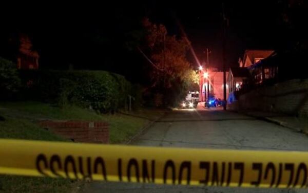 Police investigate a shooting on Thurmond Street in northwest Atlanta. (Photo: Channel 2 Action News)