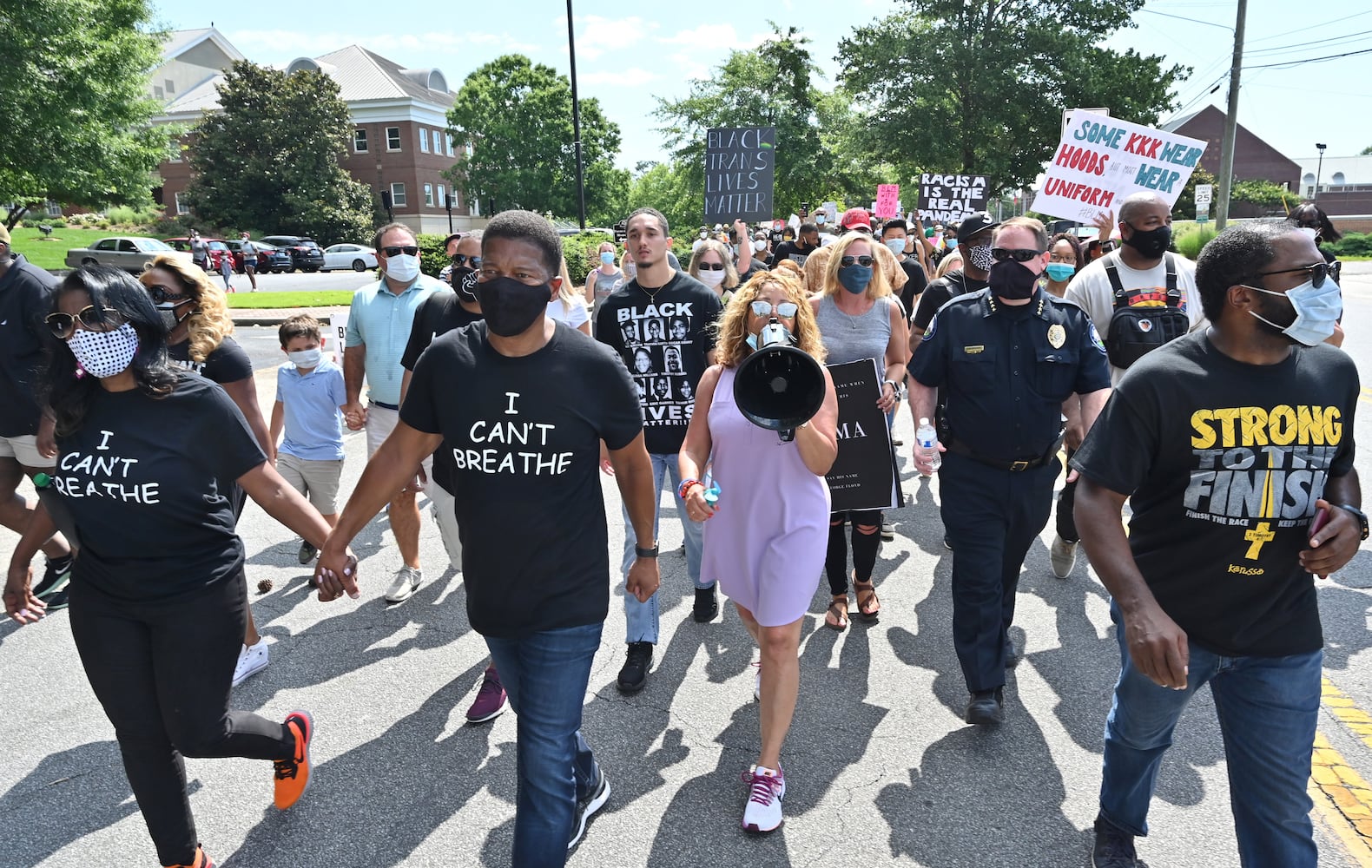 PHOTOS: Solidarity March outside of Roswell City Hall