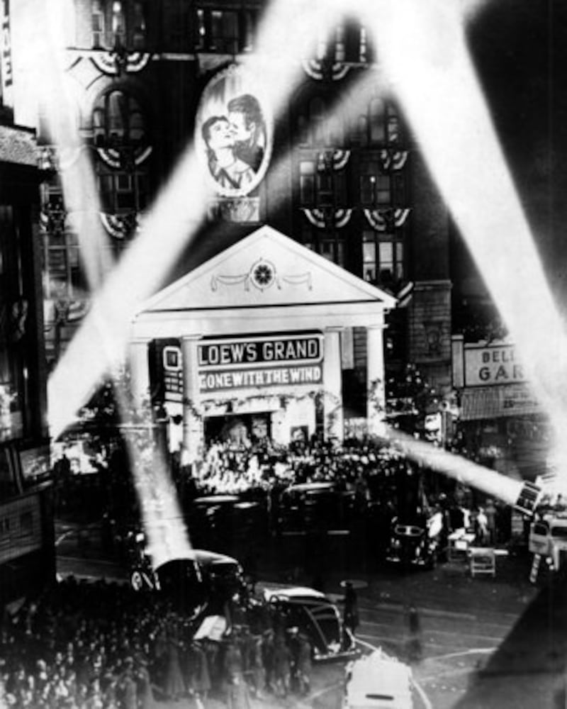 Gone With the Wind' premiere in 1939