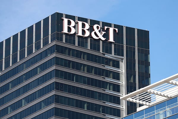 The BB&T building is seen on Thursday, Feb. 7, 2019, in Atlanta.  Curtis Compton/ccompton@ajc.com