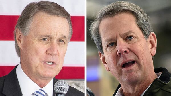 David Perdue and Brian Kemp