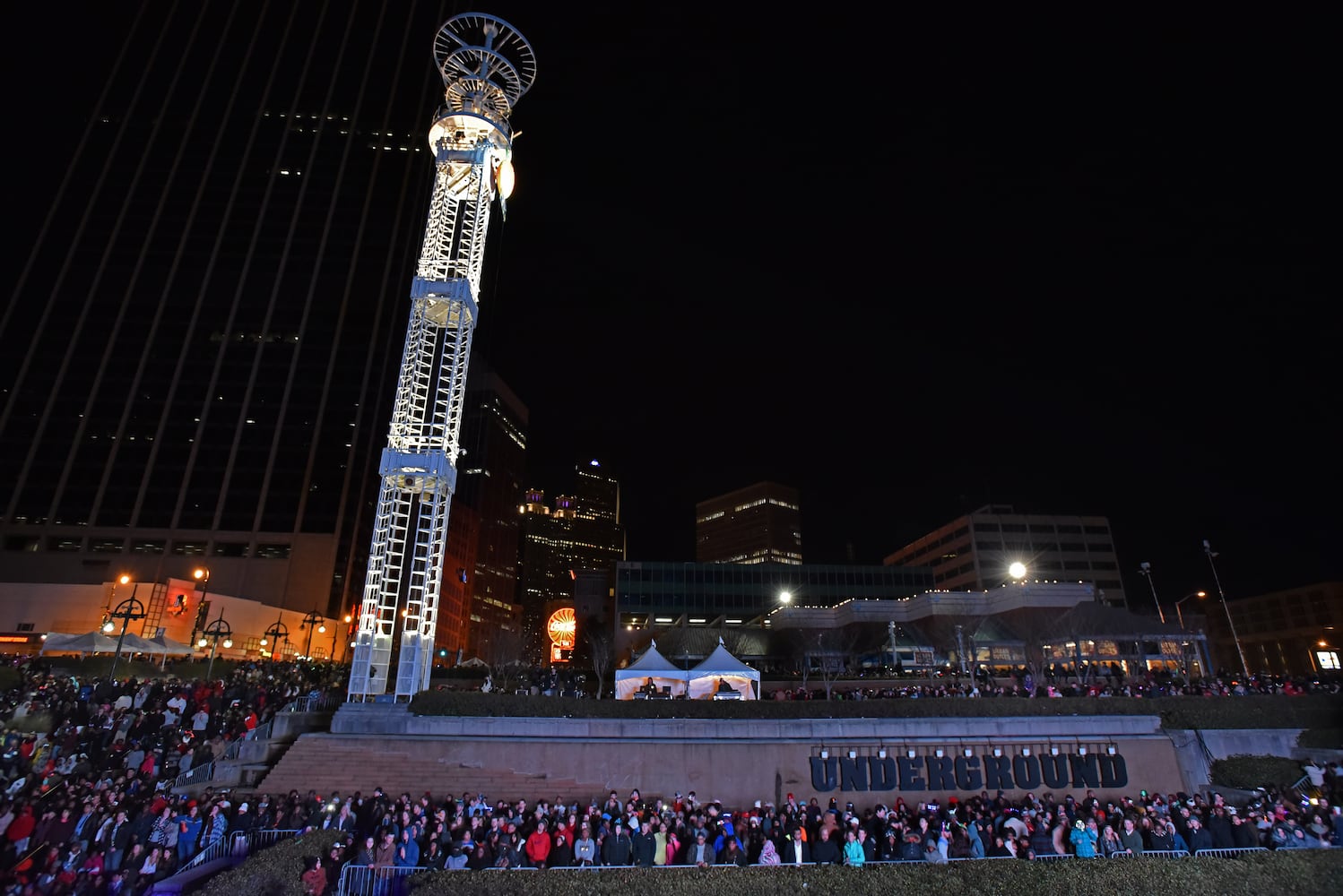 New Year's Eve Peach Drop in Atlanta