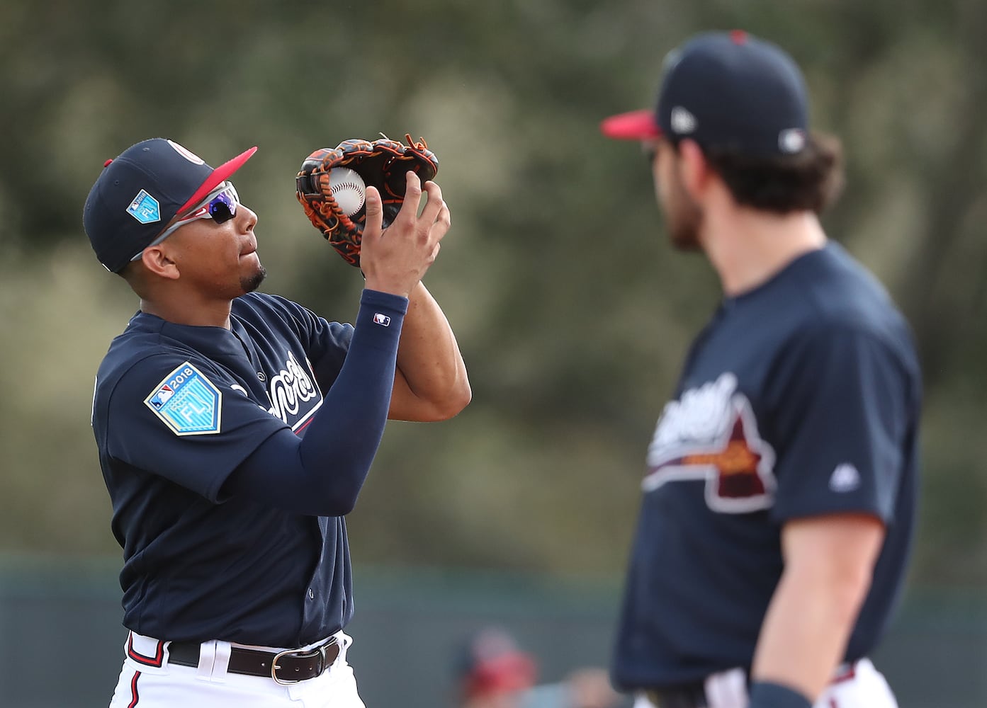 Photos: Braves’ spring training workouts continue