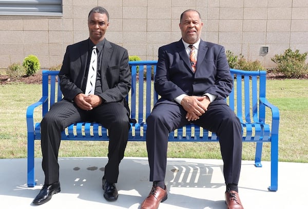 Randy McClure (left) became Campbell's girls coach for the 1990-91 season. Gwyn became the boys coach in 1995-96.