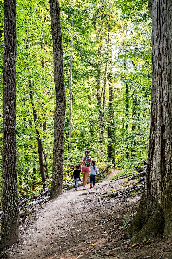 Henderson Park in Tucker features paved and natural hiking trails. Photo: Courtesy of Discover DeKalb