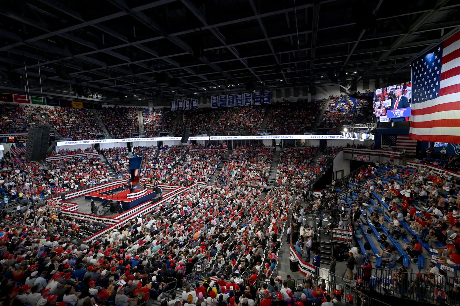 Donald Trump’s rally in Atlanta is an important test for his campaign