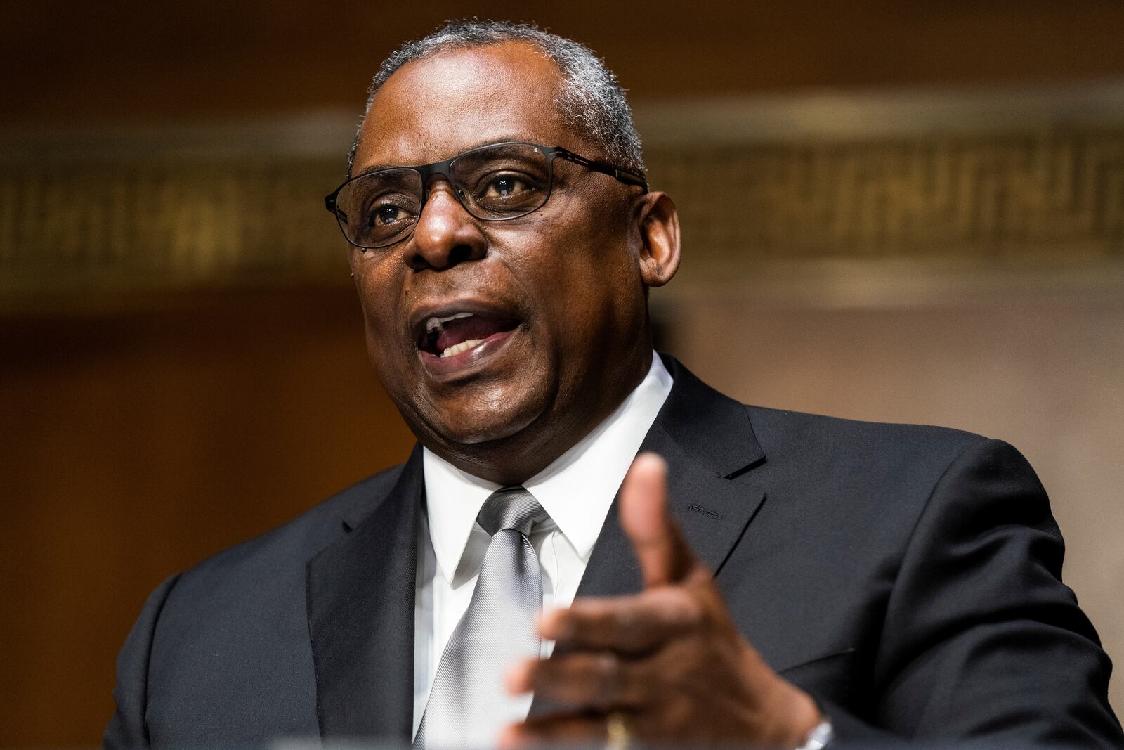 In January, the U.S. Senate voted 93-2 to confirm retired Gen. Lloyd Austin, of Thomasville, as defense secretary, making him the first Black man to lead the Pentagon. (Jim Lo Scalzo/Pool via The New York Times)