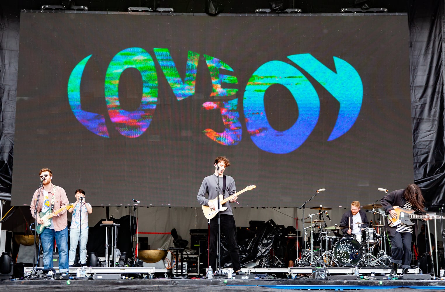 Lovejoy performs on the Peachtree stage on the first day of the Shaky Knees Music Festival at Atlanta's Central Park on Friday, May 5, 2023. (RYAN FLEISHER FOR THE ATLANTA JOURNAL-CONSTITUTION)