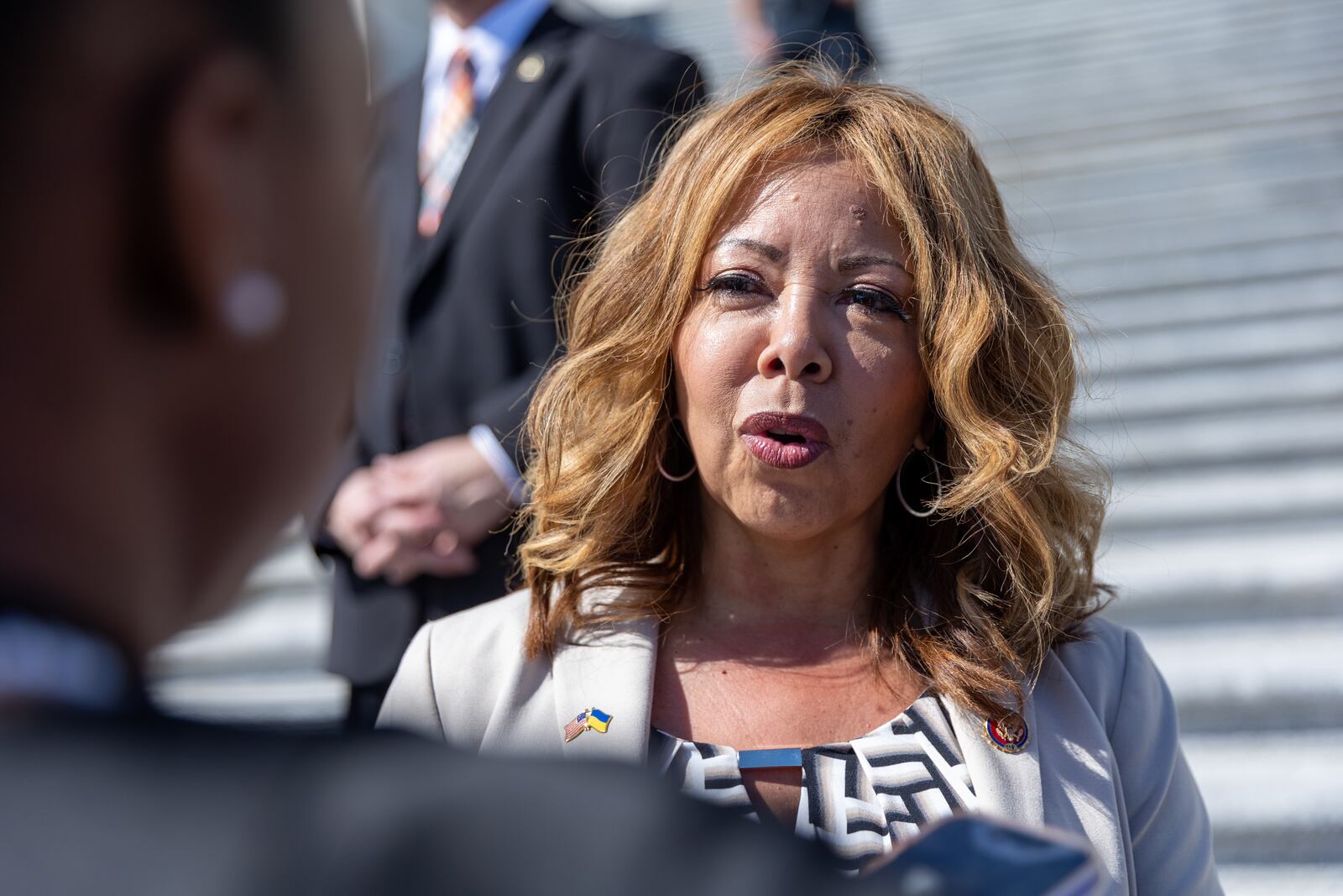 U.S. Reps. Mike Collins, R-Jackson, and Lucy McBath, D-Marietta, (pictured) will jointly introduce legislation today to create a tuition program for students enrolled in flight school. (Nathan Posner for The Atlanta Journal-Constitution)