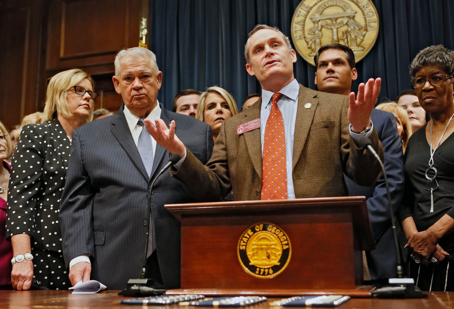 Photos: Gov. Kemp signs anti-abortion ‘heartbeat’ bill