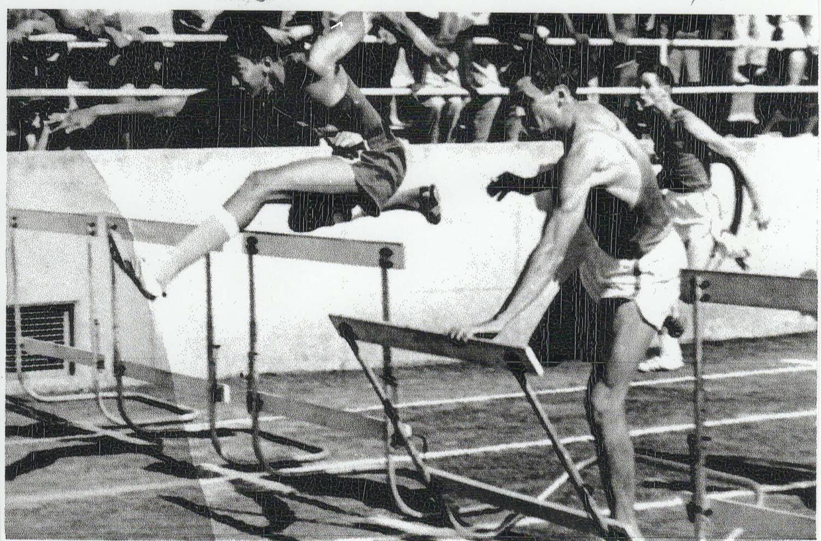 Morocco Coleman, at the 1963 city championship track meet representing and winning for Booker T. Washington High School. Courtesy of the Coleman family
