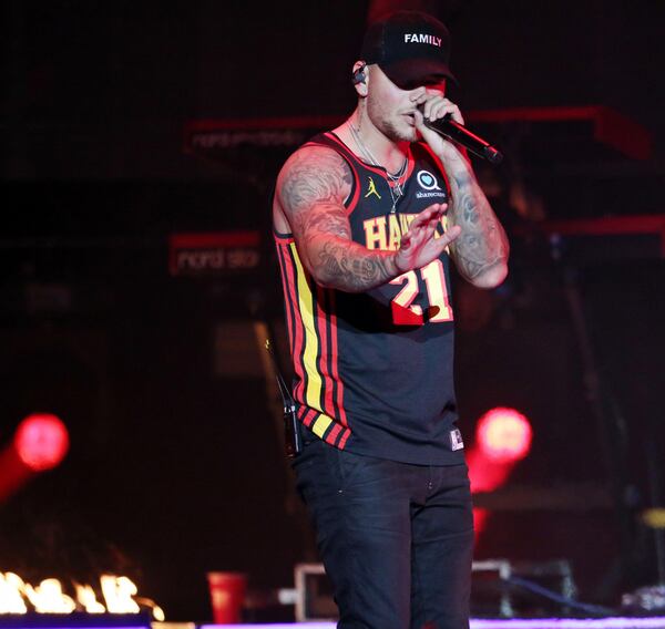 Country star Kane Brown brought his Blessed & Free tour to nearly sold out State Farm Arena on Sunday, October 24, 2021. Jordan Davis and Restless Road opened the show..
Robb Cohen for the Atlanta Journal-Constitution