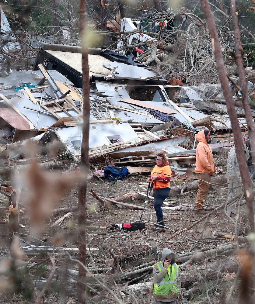 Photos: Tornado and wind damage in Georgia and Alabama