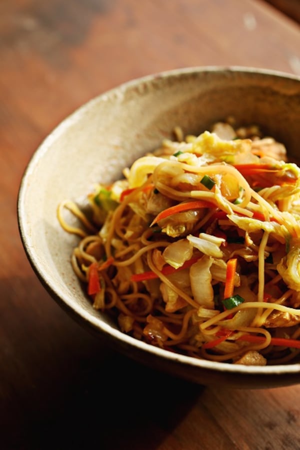 Chicken and Vegetable Lo Mein, and best of all, the recipe lends itself to adaptation. (Juli Leonard/Raleigh News & Observer/TNS)