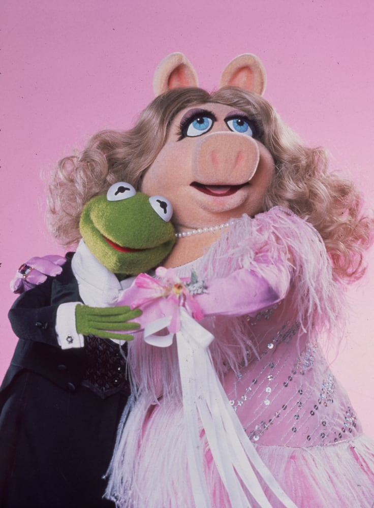 Miss Piggy and Kermit the Frog