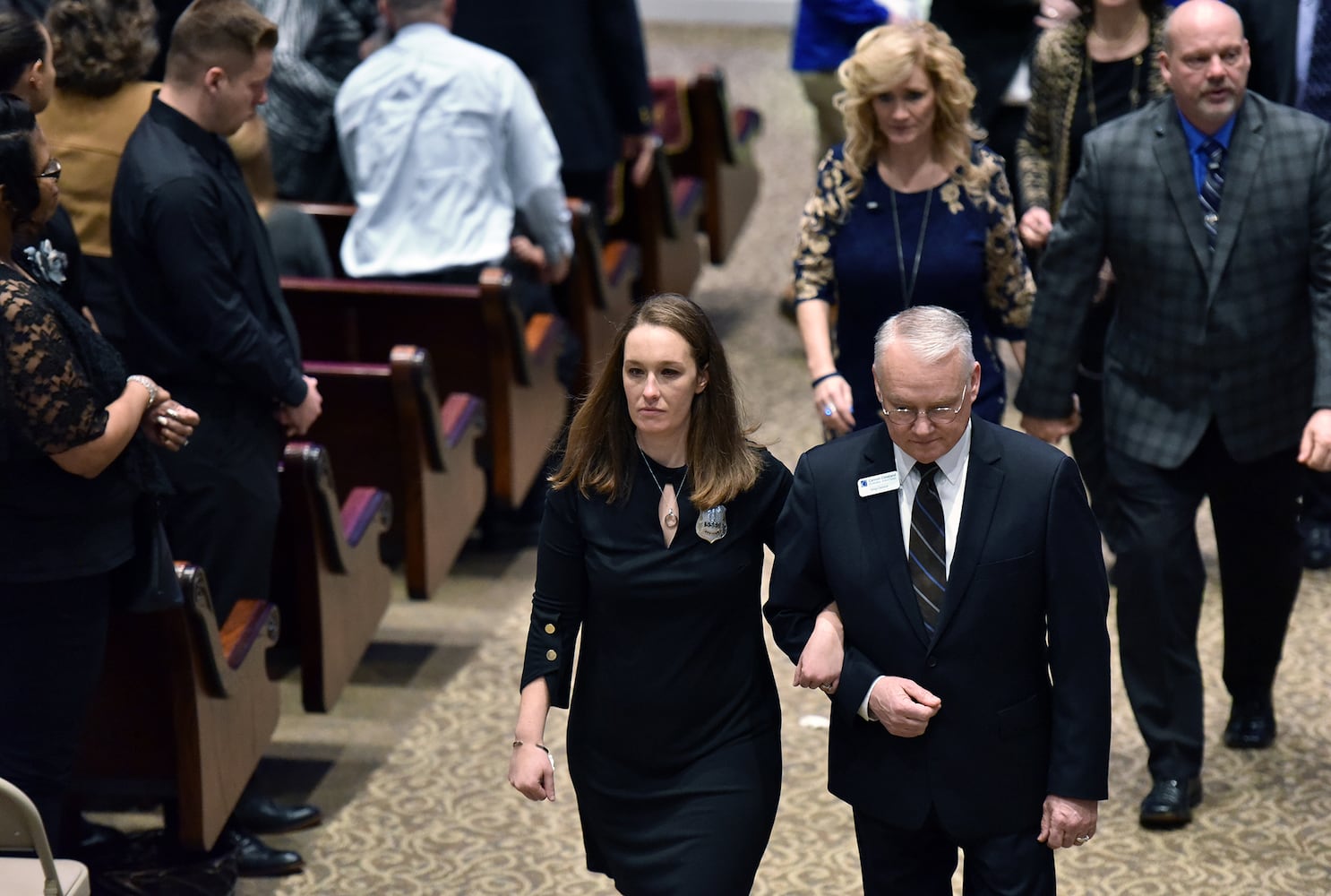 Photos: The funeral for Henry officer Michael Smith