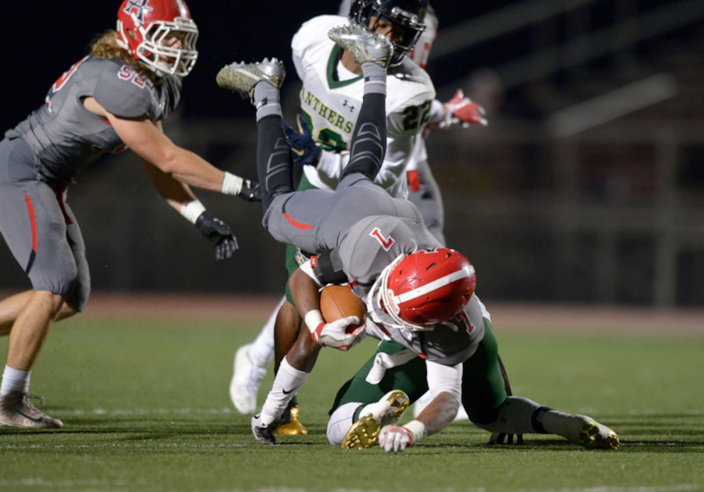 Photos: First round of high school football state playoffs