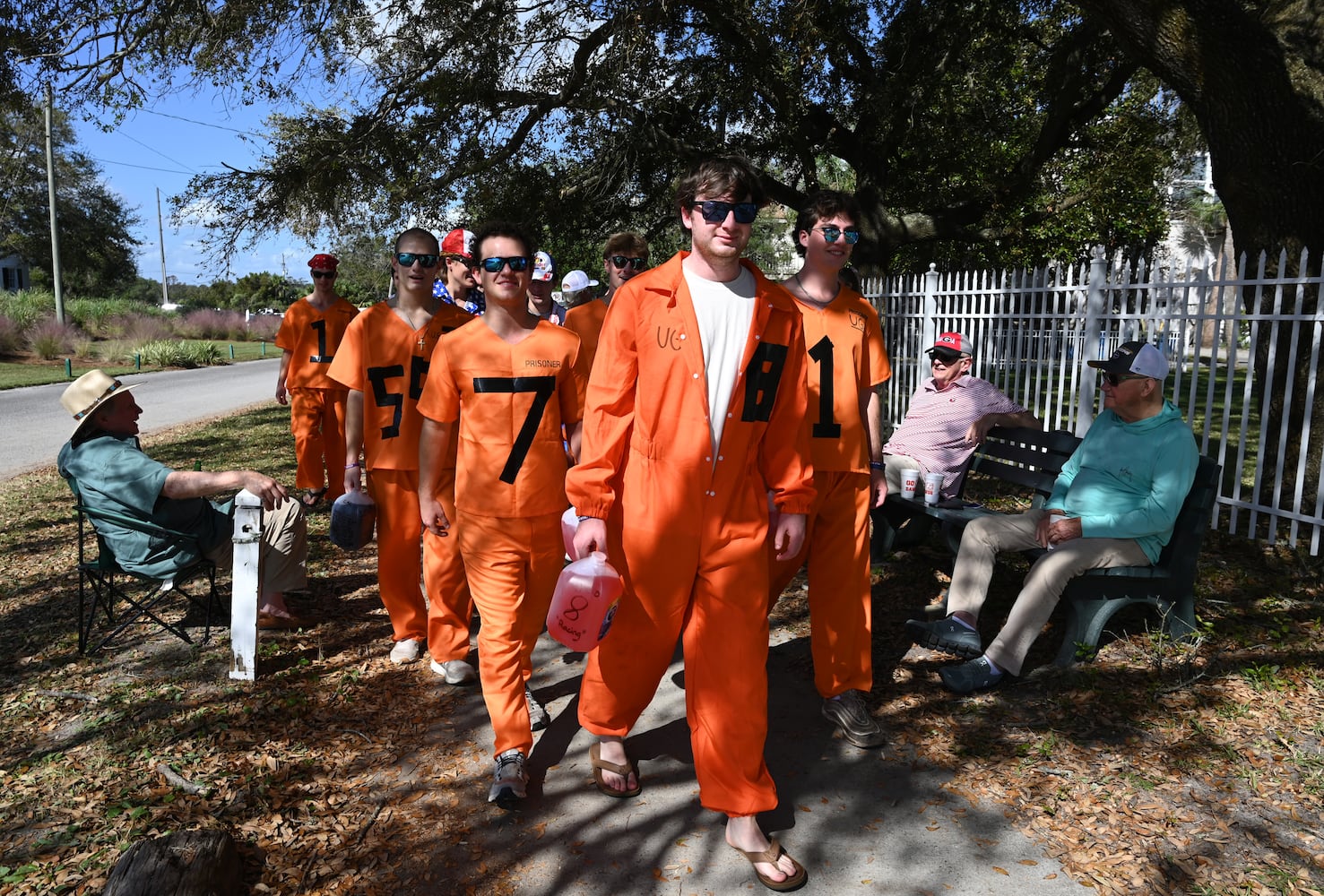 Frat Beach ahead of Georgia Florida game