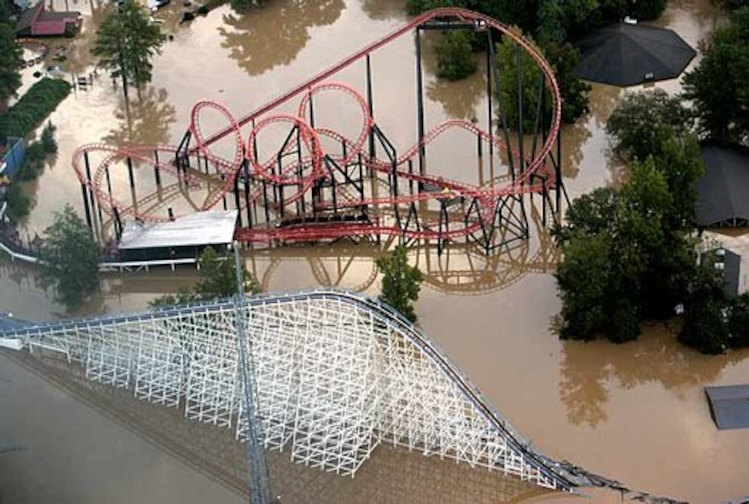 Atlanta flooding: Aerial photos