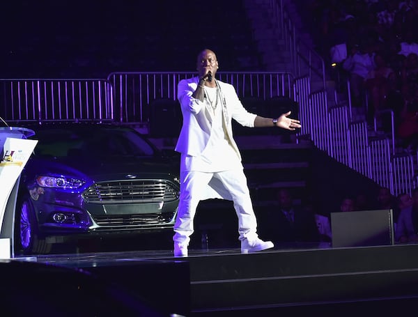 ATLANTA, GA - AUGUST 08: Tyrese performs at the 2015 Ford Neighborhood Awards Hosted By Steve Harvey at Phillips Arena on August 8, 2015 in Atlanta, Georgia. (Photo by Moses Robinson/Getty Images for Neighborhood Awards)