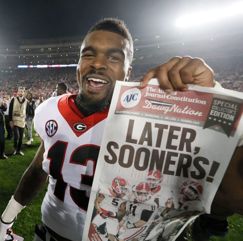 Photos: Bulldogs celebrate Rose Bowl victory