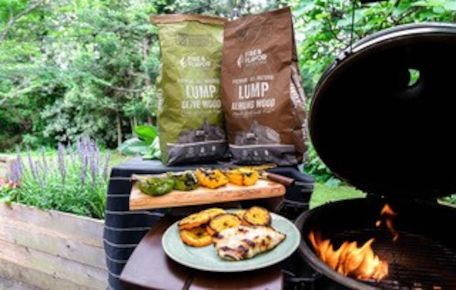 Olive or Almond Wood Lump Charcoal from Fire & Flavor