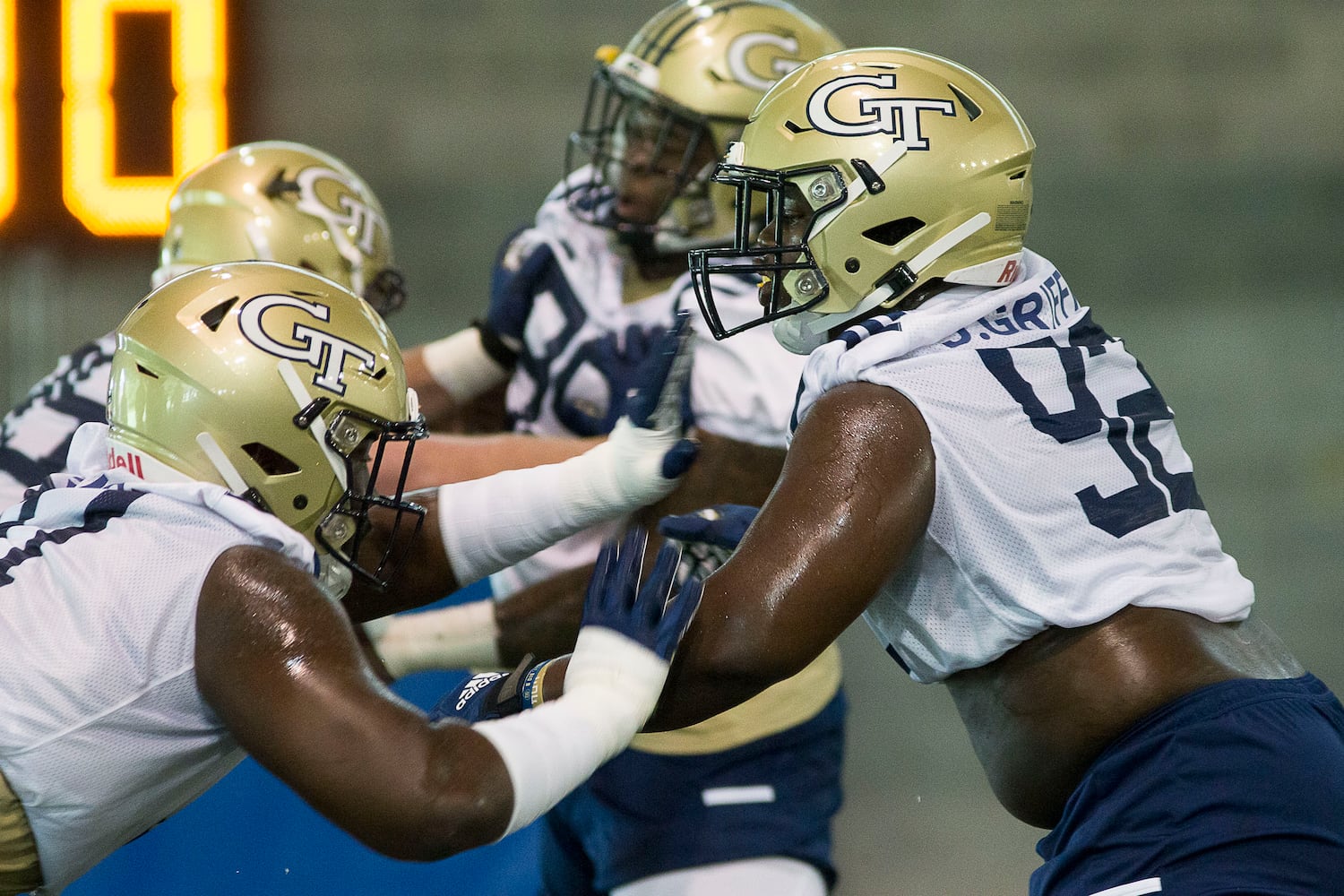 Photos: New coach Geoff Collins has Georgia Tech on the field