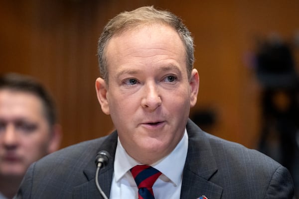 FILE - Former Rep. Lee Zeldin, R-N.Y., President-elect Donald Trump's pick to head the Environmental Protection Agency, appears before the Senate Environment and Public Works Committee on Capitol Hill, Jan. 16, 2025, in Washington. (AP Photo/Mark Schiefelbein, File)