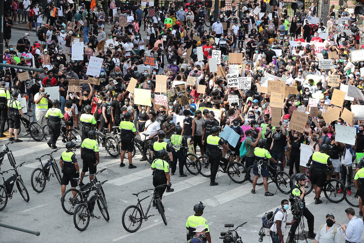 PHOTOS: Protesters gather across metro Atlanta