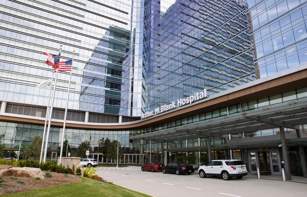 The new Arthur M. Blank Pediatric Hospital opened Sunday morning, September 29, at 7 a.m.  The hospital is shown here in Atlanta on Tuesday, August 6, 2024. The 19-story, 2 million-square-foot facility, expected to be one of the most advanced pediatric hospitals in the country. (Photo by Christina Matacotta for The Atlanta Journal-Constitution) 