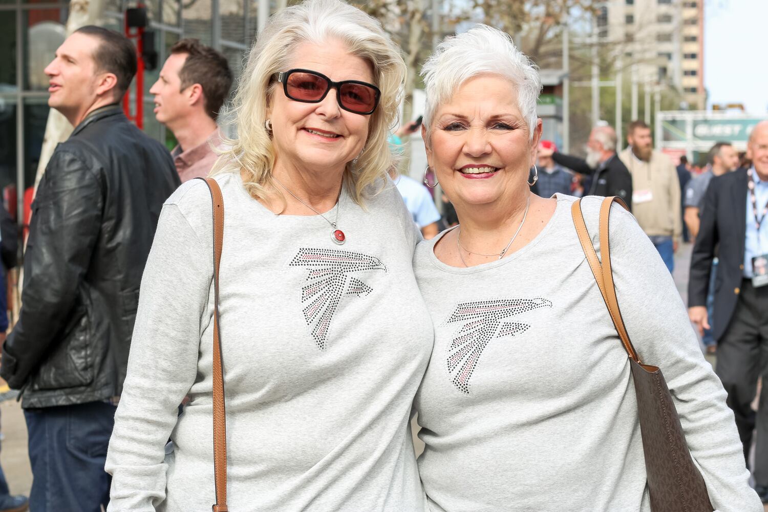 Falcons fans in Houston