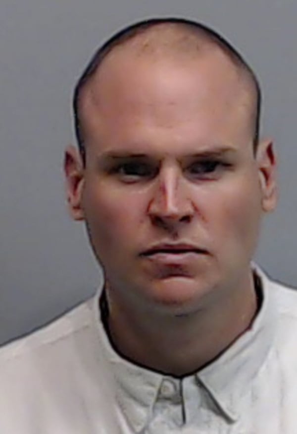 Booking mugshot of former Atlanta police officer James Burns.