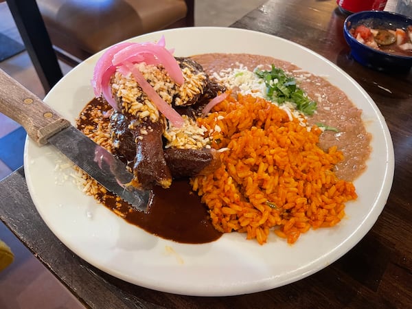 Yucatan-style cochinita pibil from Santo in Avondale Estates. (Angela Hansberger for The Atlanta Journal-Constitution)