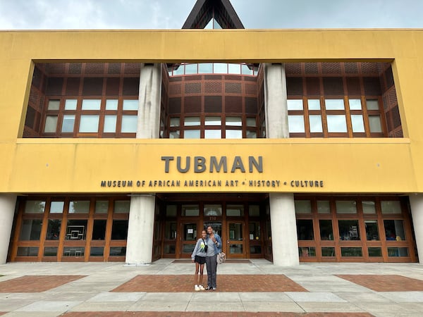 As part of a five-day road trip to five Black history museums in the Southeast, AJC columnist Nedra Rhone and her daughter Layla, 12, visited the Tubman Museum in Macon.