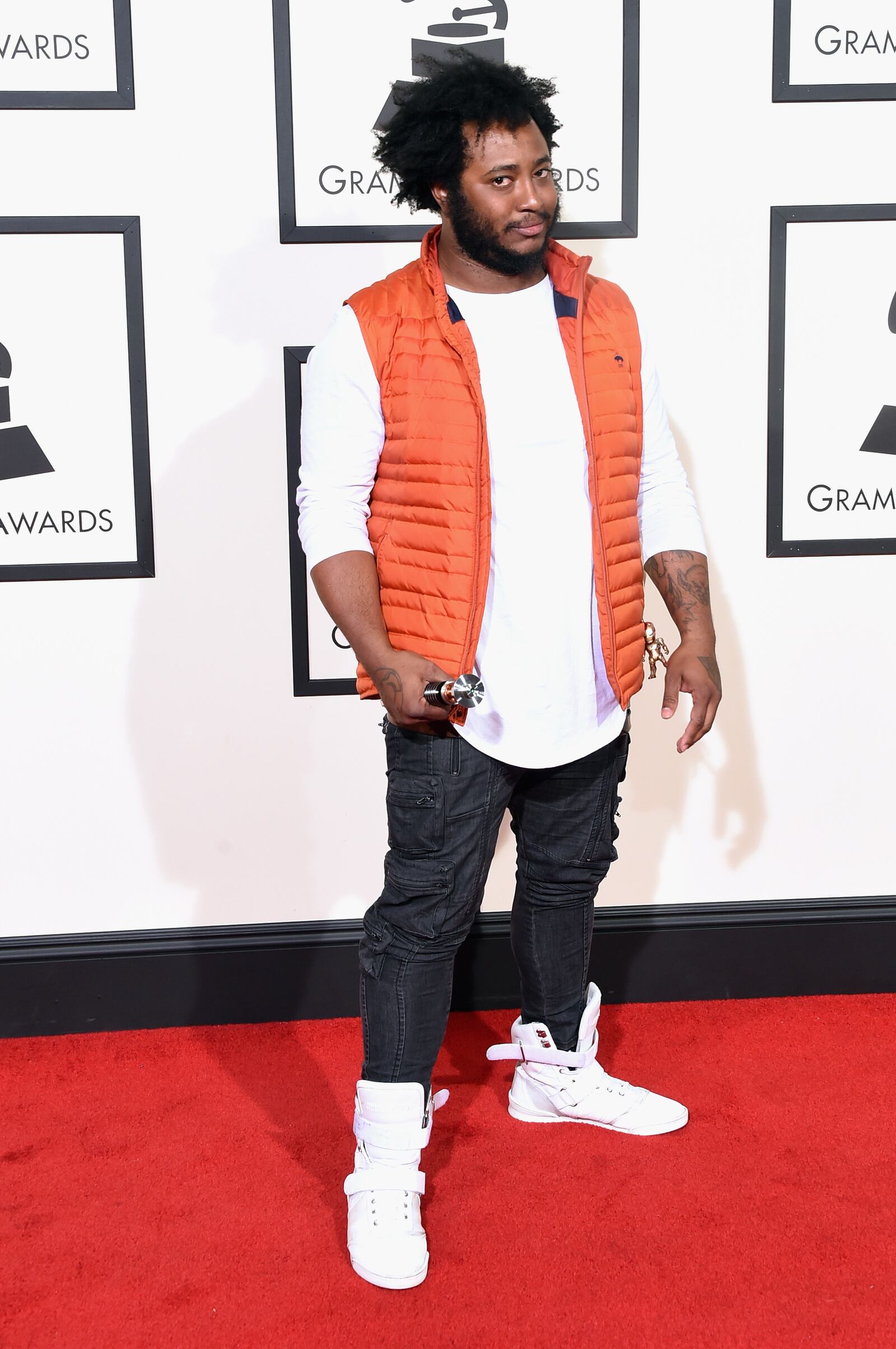 Thundercat, is that a lightsaber near your pocket, or... Photo: Getty Images.