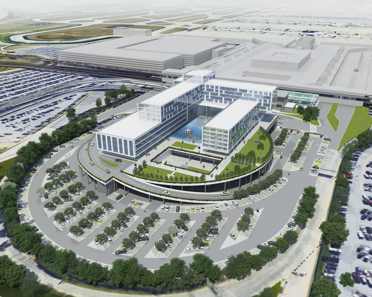 Atlanta airport hotel renderings