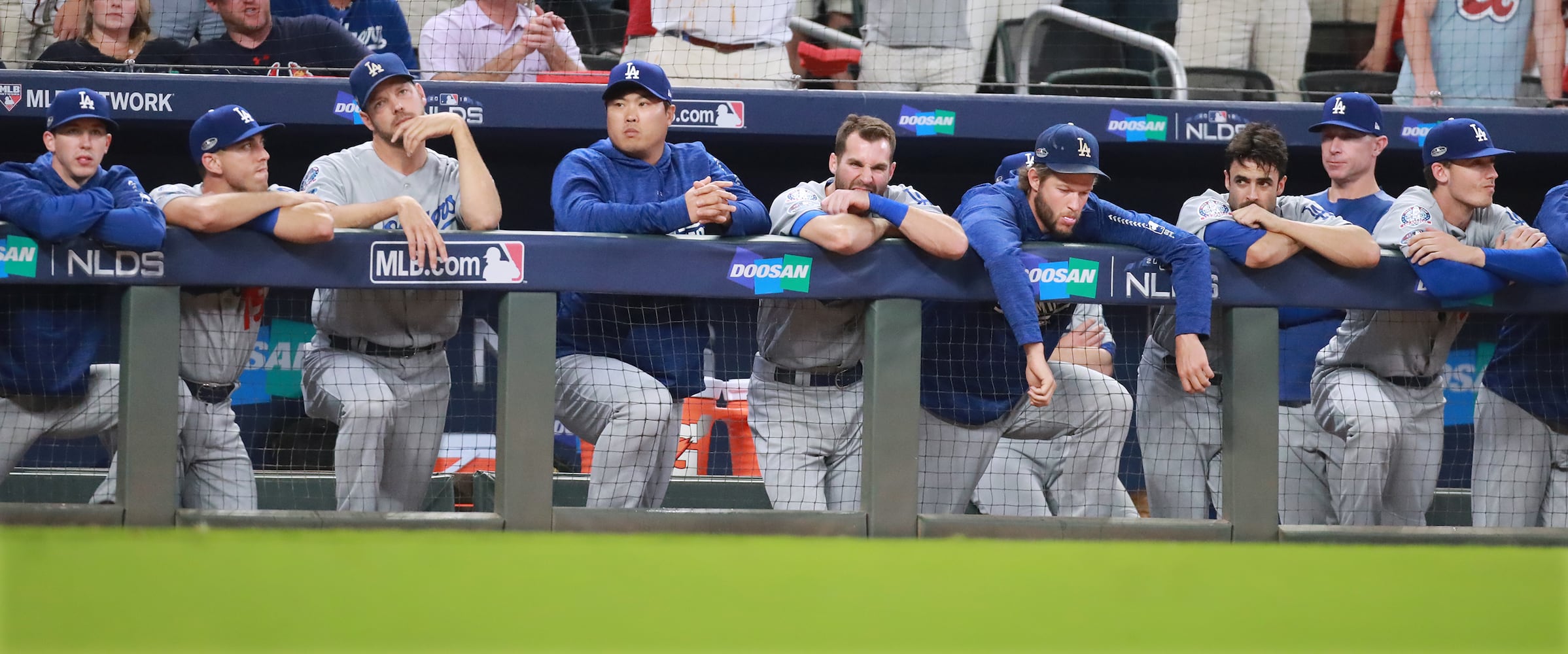 Photos: Acuna, Freeman lead Braves to playoff win over Dodgers