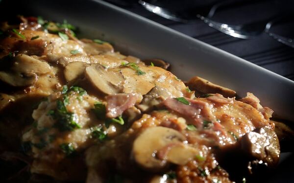 Chicken Marsala with Crispy Proscuitto. (Mandi Wright/Detroit Free Press/TNS)