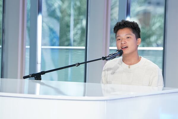 Tyson Venegas was in the first episode of "American Idol" season 21 Sunday, Feb. 19, 2023, on ABC. (ABC/Eric McCandless)