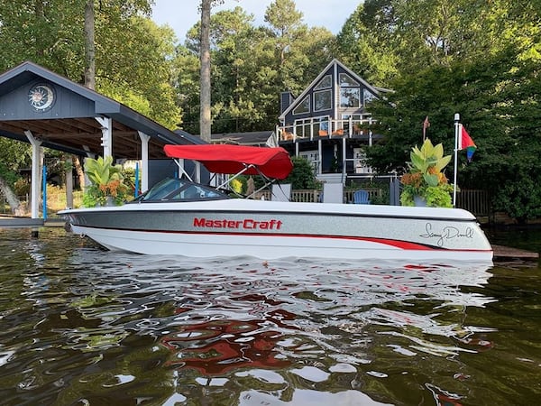 David Cowan’s MasterCraft water ski boat lets him spend lots of his free time on Norris Lake. 