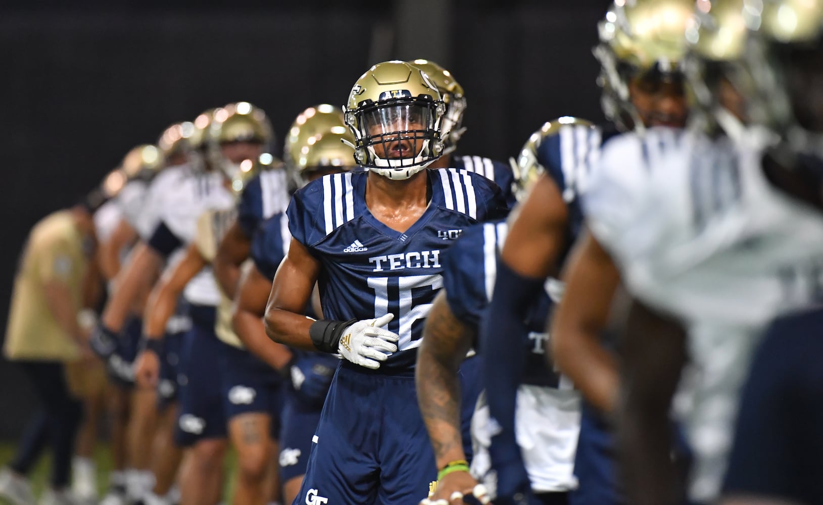 Georgia Tech football practice photo