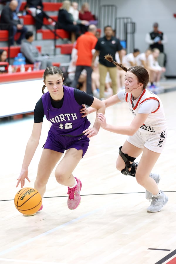 Gabbie Gliatta is a senior  on the North Forsyth basketball team. (Lily McGregor Photography)